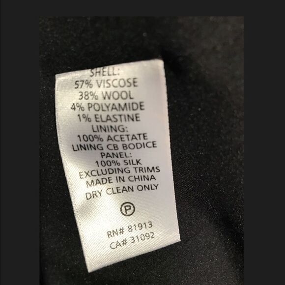 TRACY Reese Runway Chain Neck Wool Blazer/jacket - Picture 3 of 4